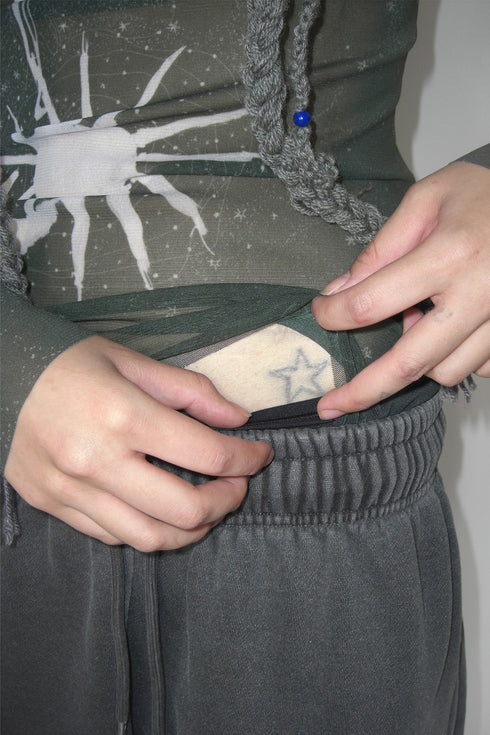 Mayte × Cycle SECOND SKIN TOPS "moon and sun"